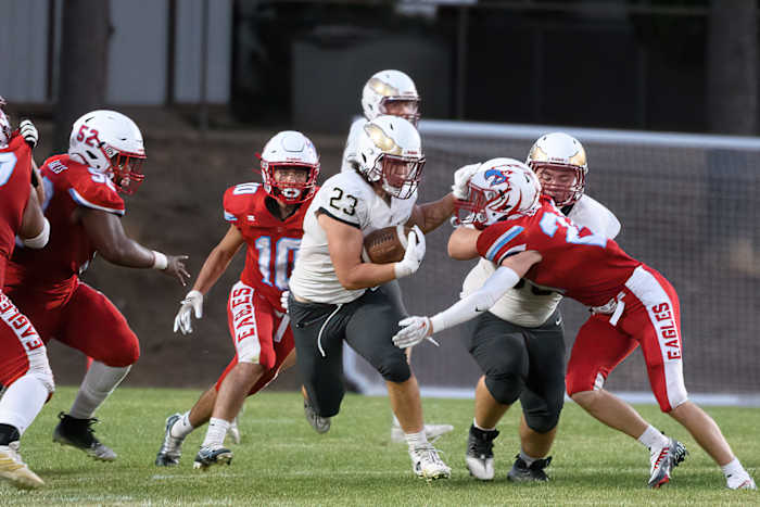 Southridge Centennial football Ken Waz 42